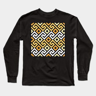 Copy of Copy of Gold Greck seamless pattern Long Sleeve T-Shirt